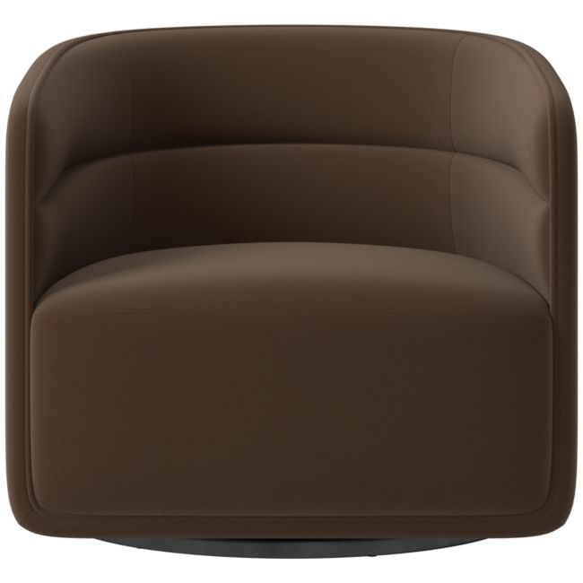 Sai Como Brown Swivel Chair - Image 0