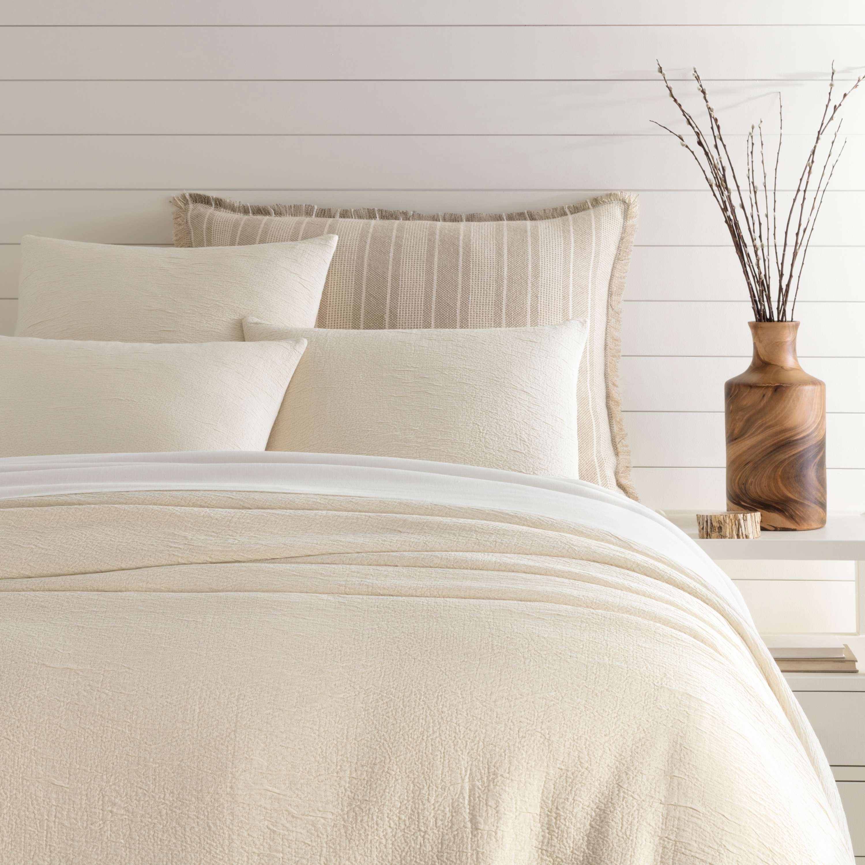 Capitola Ivory Duvet Cover - Image 0