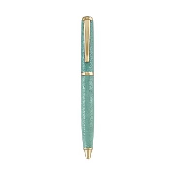 Leather Wrapped Pen, Goatskin, Robin's Egg, Pen - Image 0