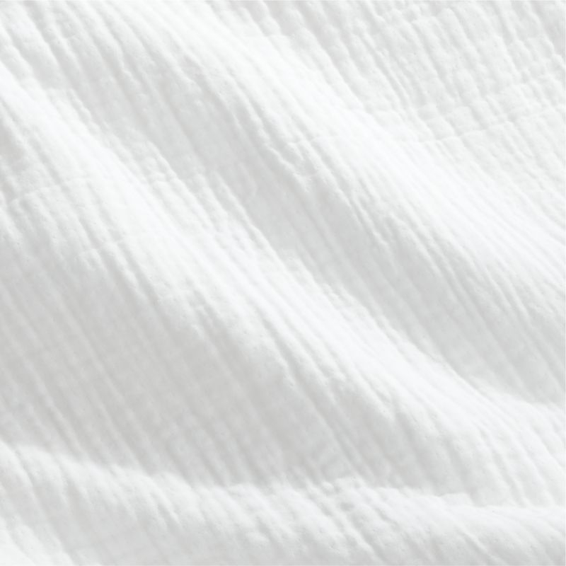 Alto Organic Cotton White Standard Pillow Shams Set of 2 - Image 1