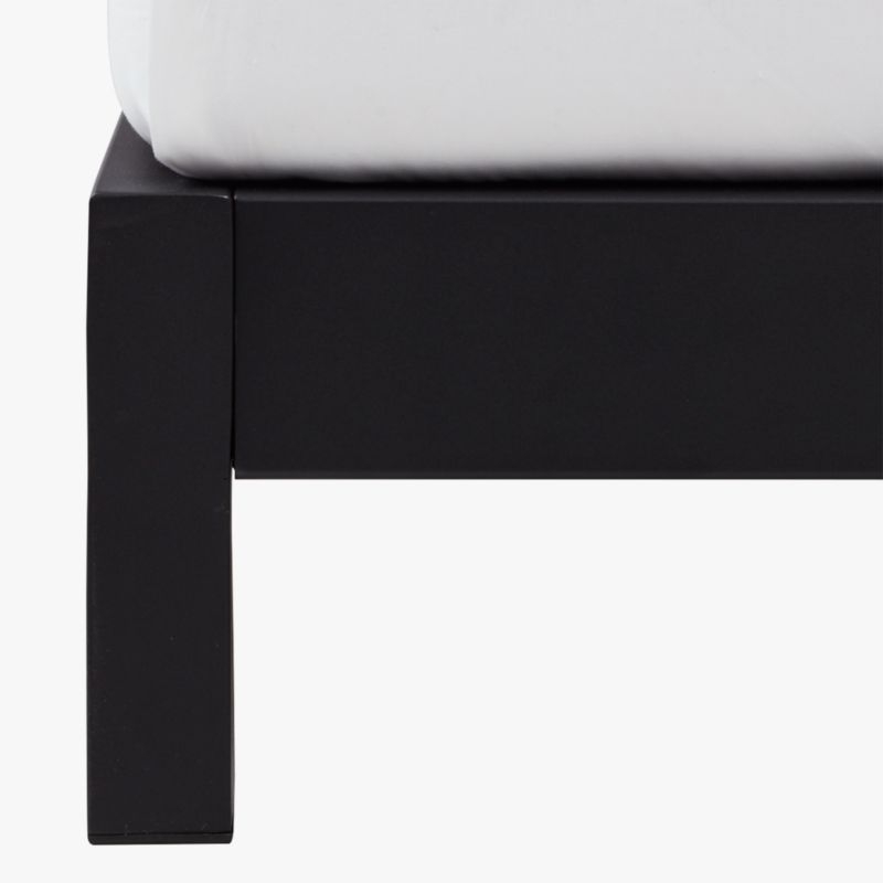 Simple Black Metal Bed Base Queen - Image 2
