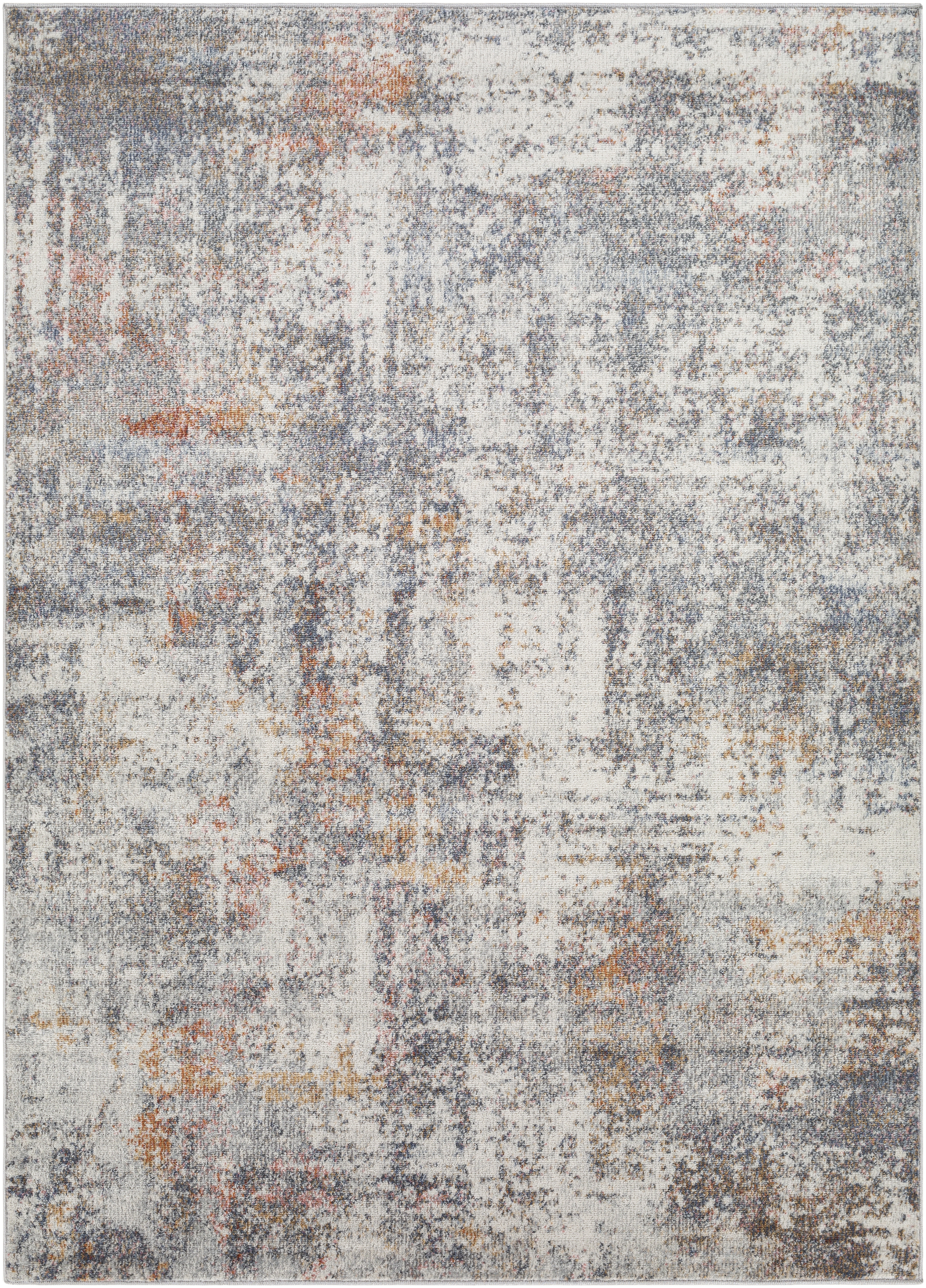 Bilbao Gray Indoor 5'3" x 7'3" Machine Woven Rug - Image 0