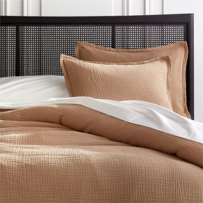 CB2 Alto Organic Cotton Duvet Cover