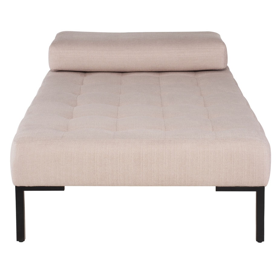 Charlotte Modern Classic Light Pink Upholstered Tufted Daybed Kathy