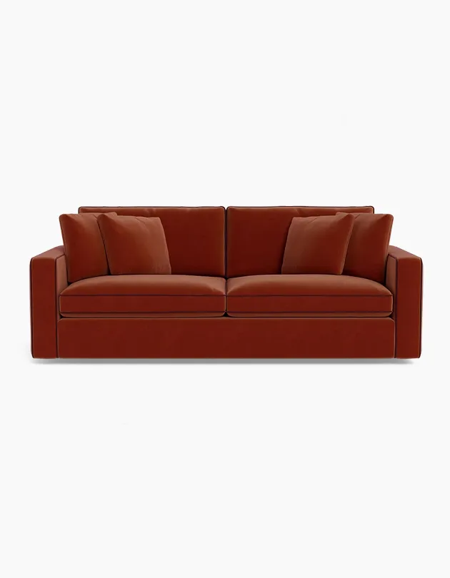 James 2-Seat Sofa with Contrast Piping
