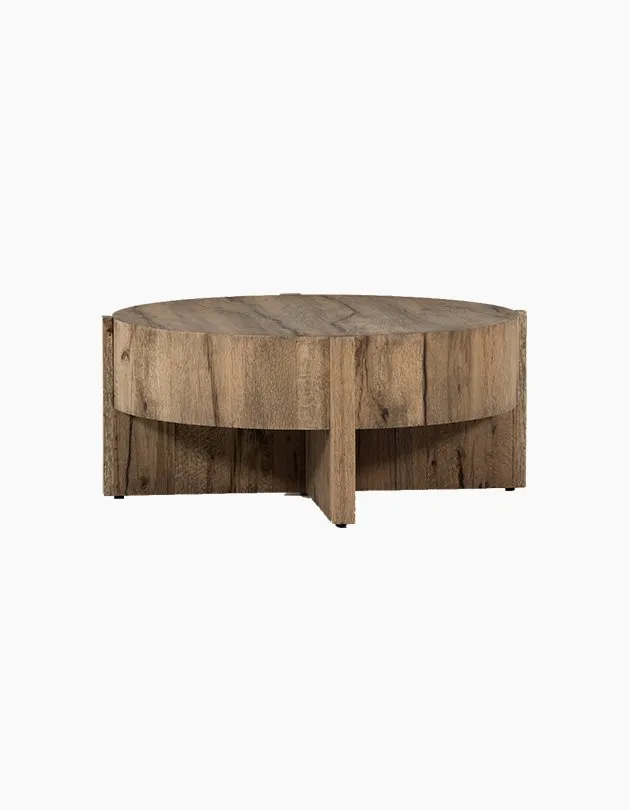 Bingham Coffee Table-Rustic Oak Veneer