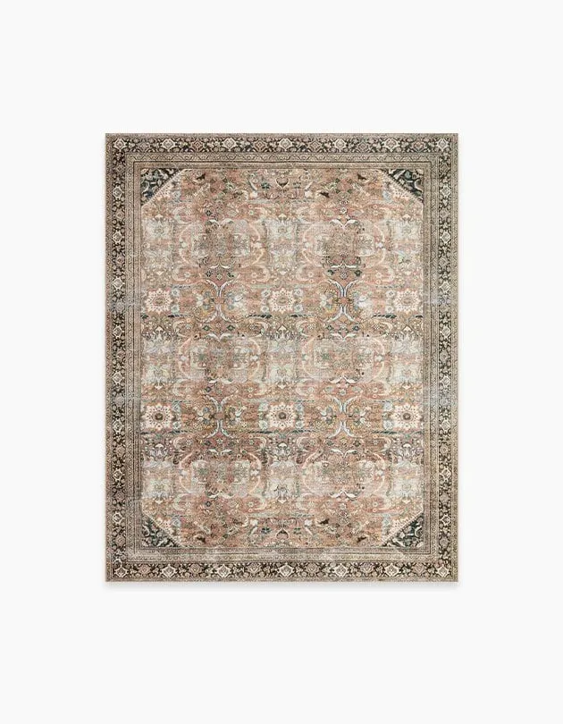 Wynter Rug, Auburn & Black, 5' x 7'6"