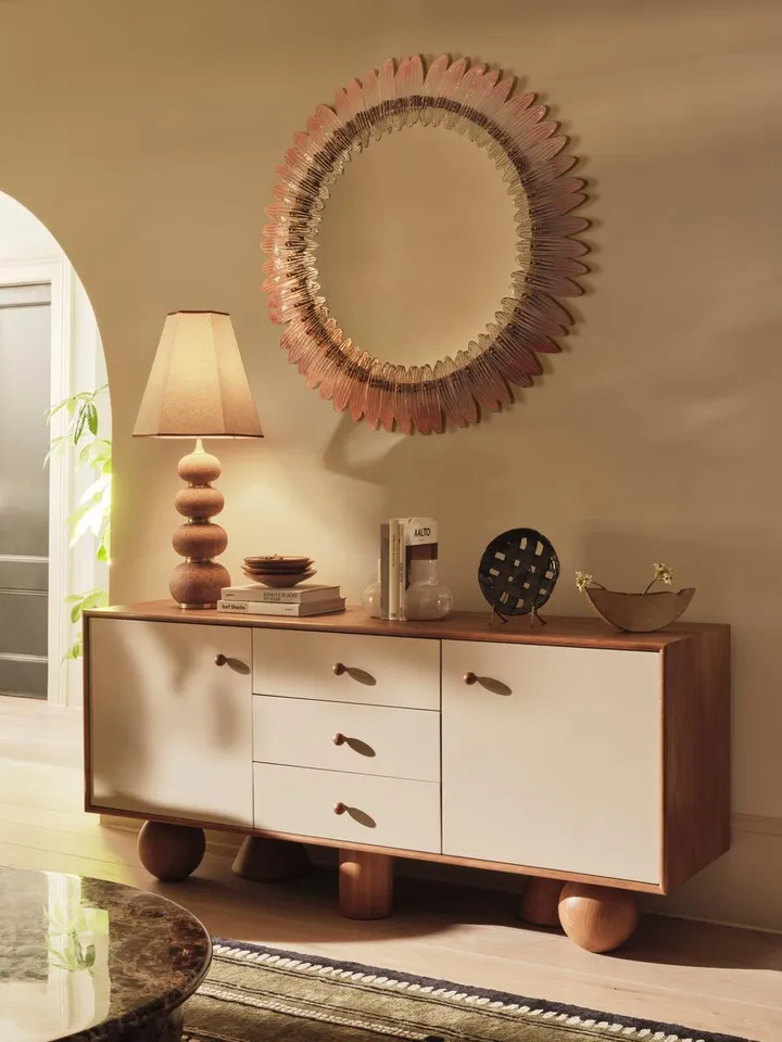 Treviso Wall Mirror, Ombre Glass