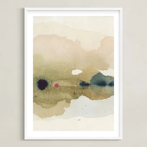 Viridian Misty Lake I Limited Edition Fine Art Print
