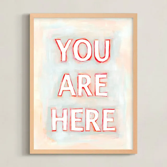 You Are Here Limited Edition Fine Art Print