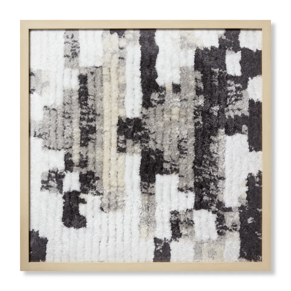 Loloi Souk Grey / Ivory 2'-2" x 2'-2" Wall Art