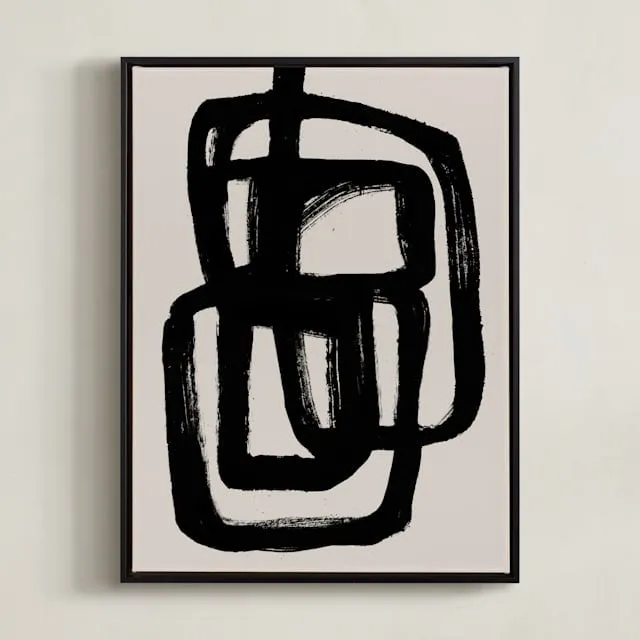 Abstract Ink Brush Open Edition Fine Art Print