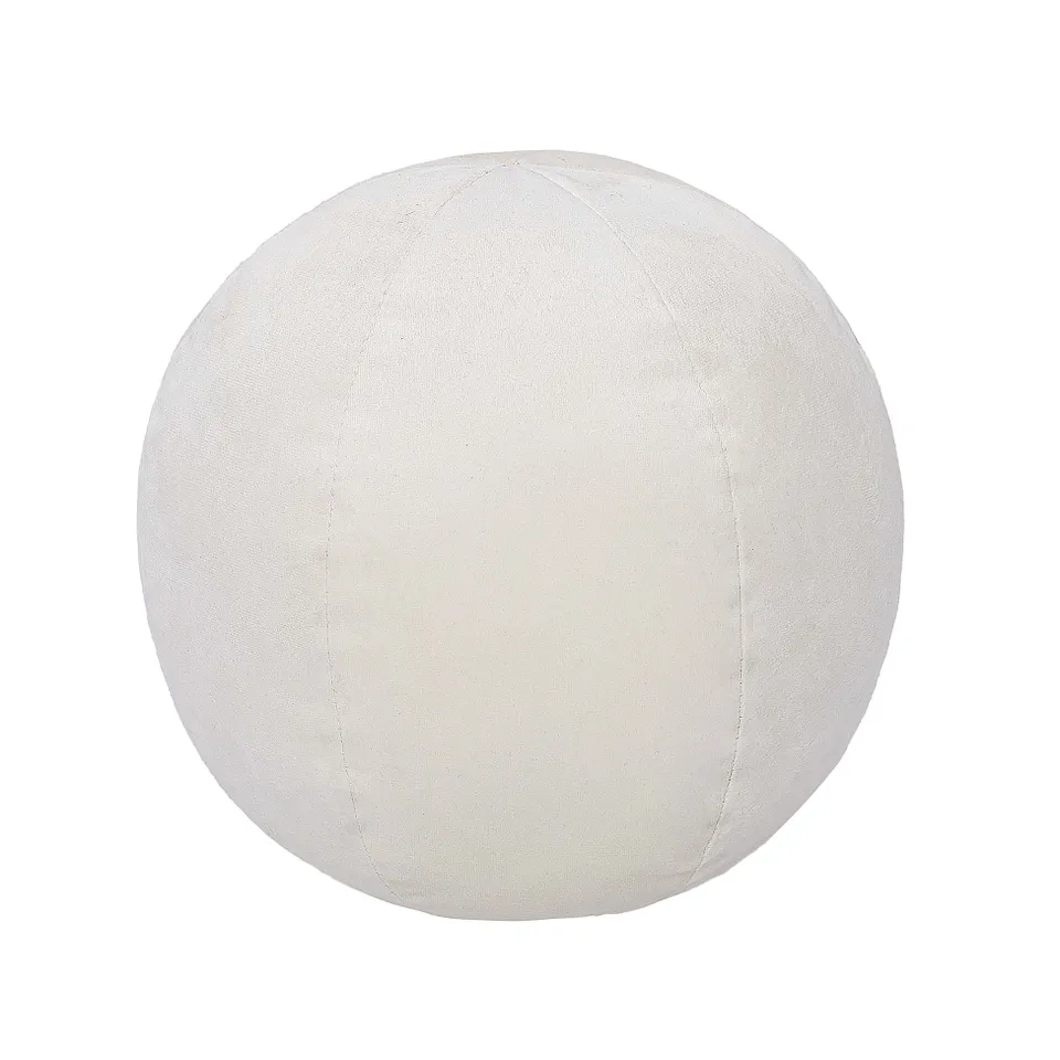 Boba 14 Inch Cream Velvet Pillow