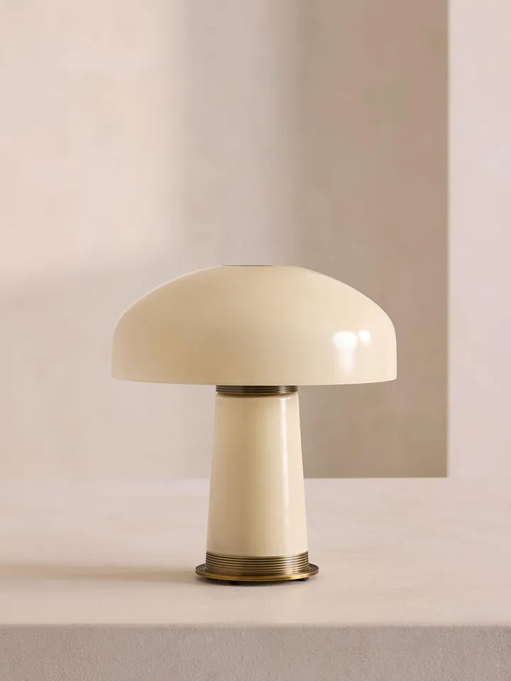 Janie Portable Lamp, Cream