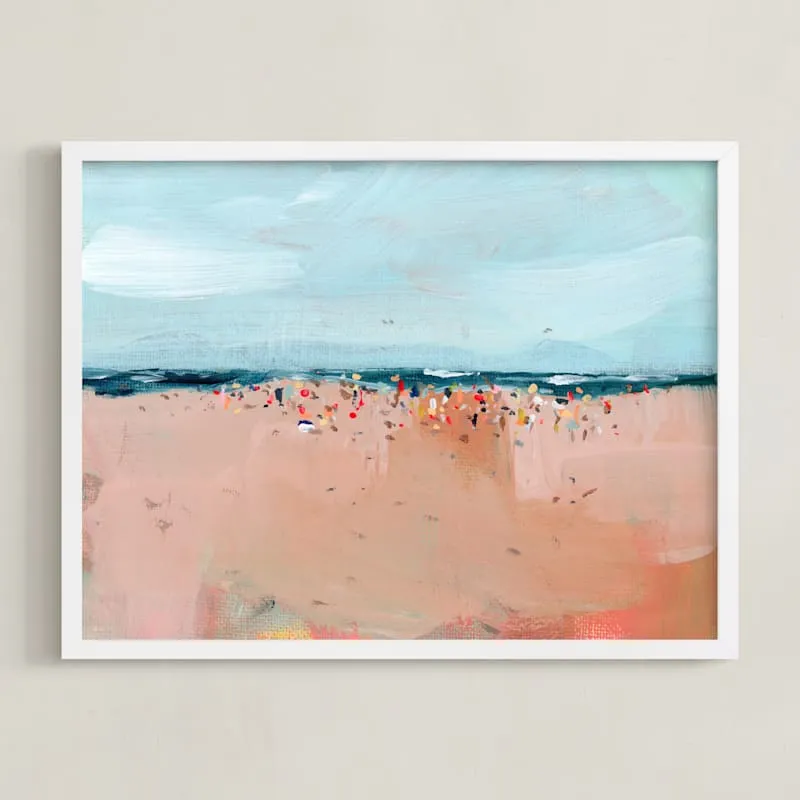 Busy Beach Limited Edition Fine Art Print