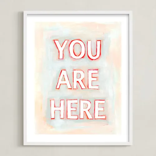 You Are Here Limited Edition Fine Art Print