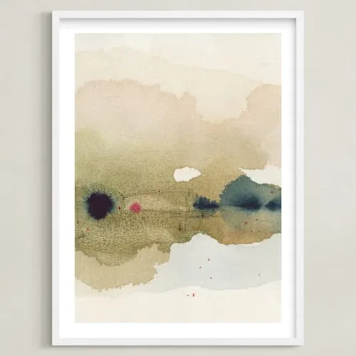 Viridian Misty Lake I Limited Edition Fine Art Print