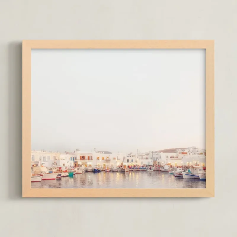 Evening In Greece Limited Edition Fine Art Print