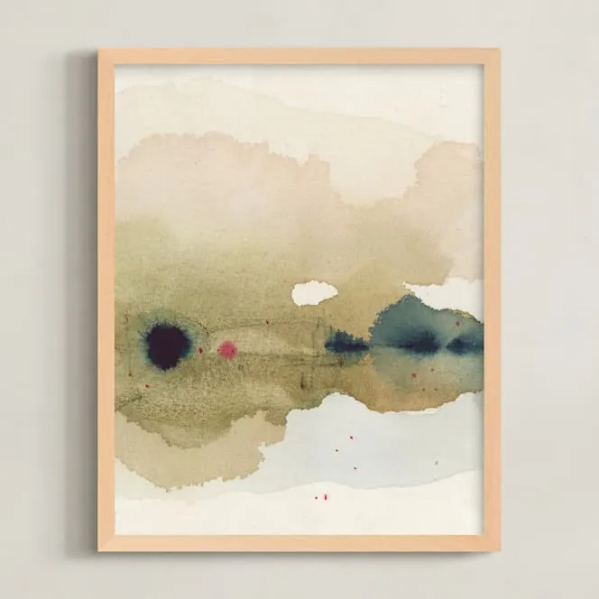 Viridian Misty Lake I Limited Edition Fine Art Print