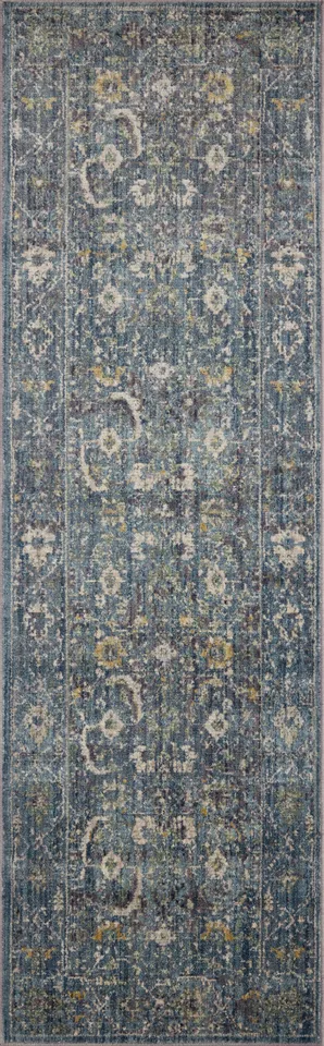 Jean Stoffer x Loloi Bradbury Ocean / Gold 2'-6" x 8'-0"