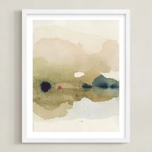 Viridian Misty Lake I Limited Edition Fine Art Print