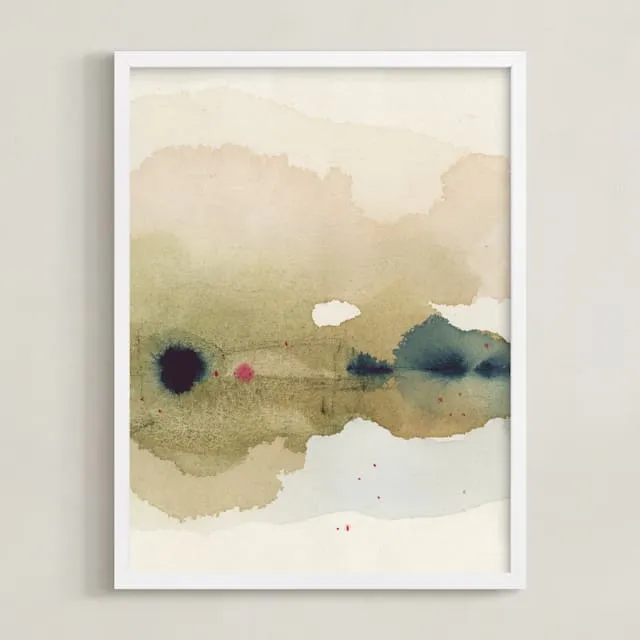 Viridian Misty Lake I Limited Edition Fine Art Print