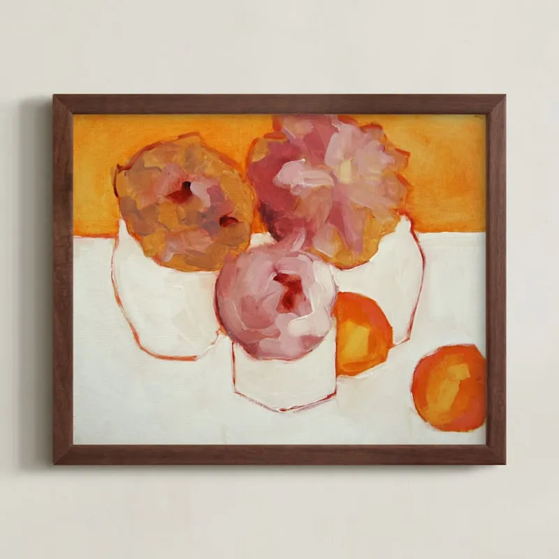 Peonies And Kumquats Limited Edition Fine Art Print