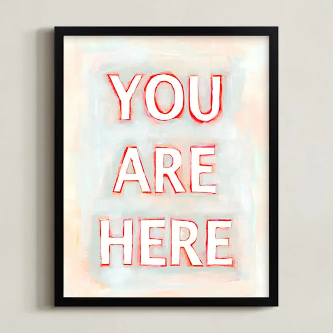 You Are Here Limited Edition Fine Art Print