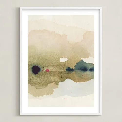 Viridian Misty Lake I Limited Edition Fine Art Print