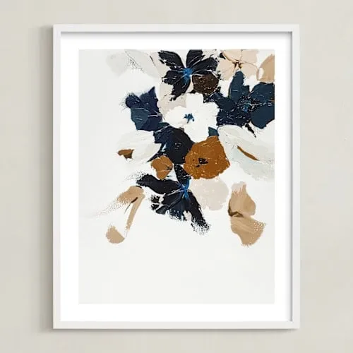 Abstract Botanical Floral Diptych II Limited Edition Fine Art Print