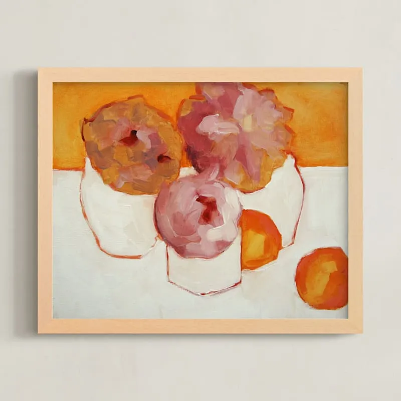 Peonies And Kumquats Limited Edition Fine Art Print