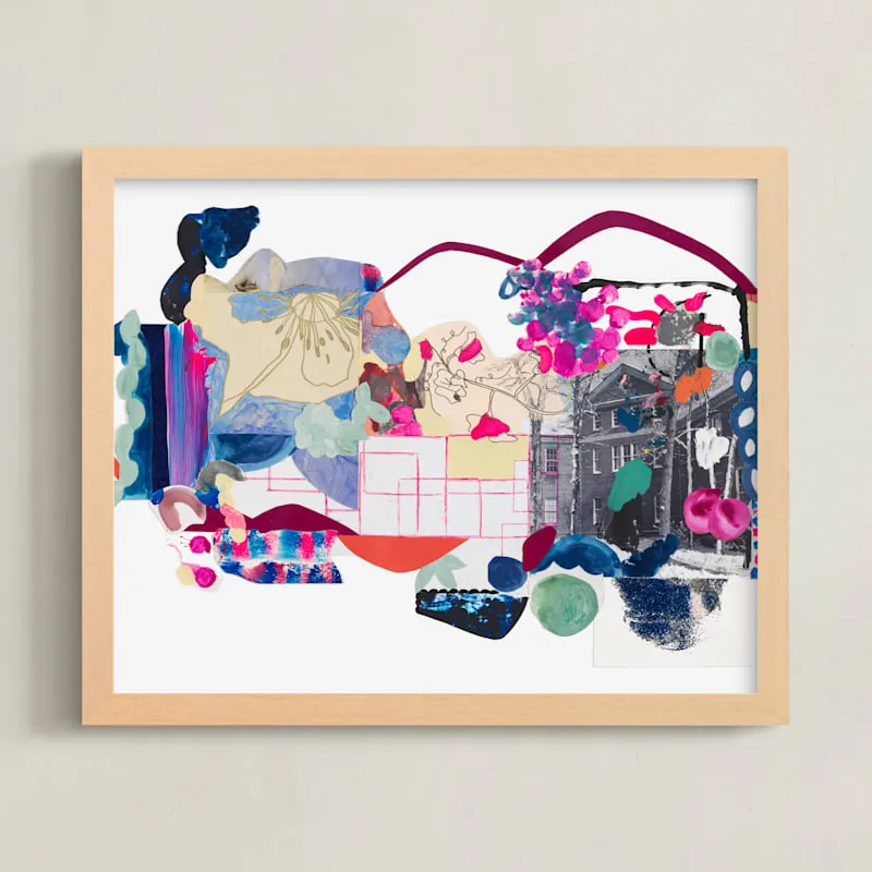 Pink And Blues Landscape Limited Edition Fine Art Print