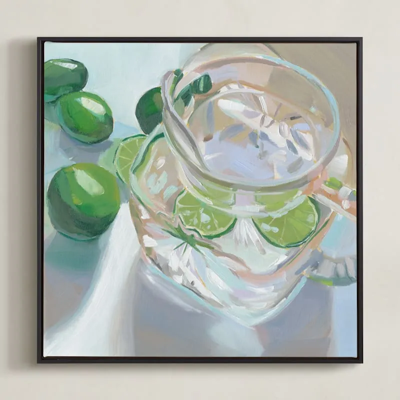 Cut Glass And Limes Limited Edition Fine Art Print