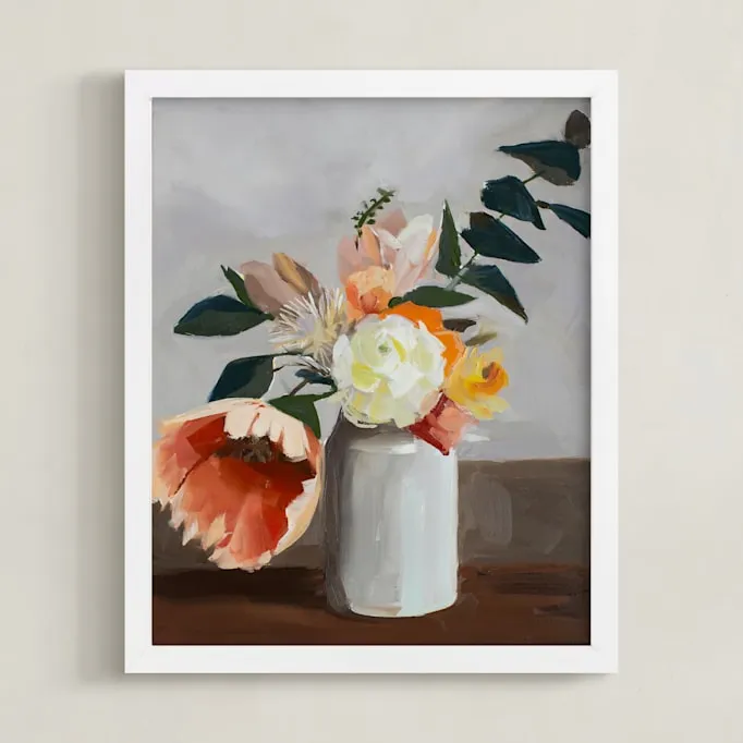 Peach Poppy Limited Edition Fine Art Print