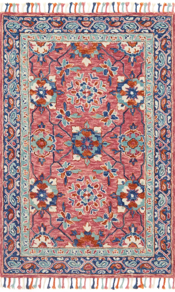 Loloi Zharah Rose / Denim 2'-6" x 7'-6"