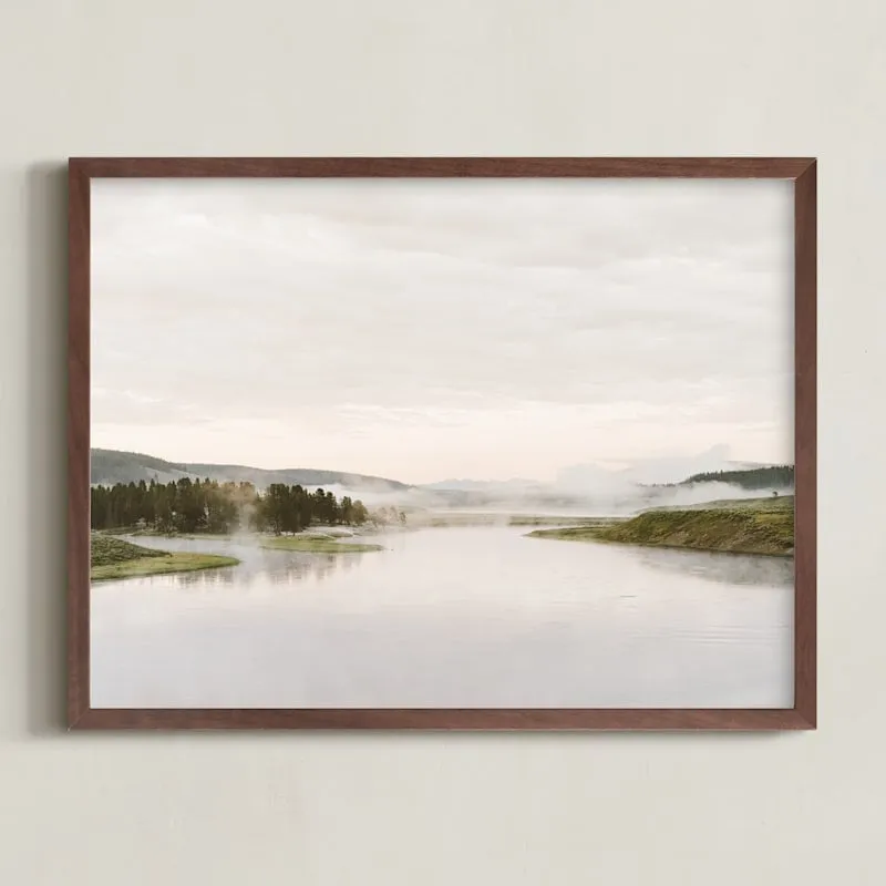 Misty Lake Limited Edition Fine Art Print
