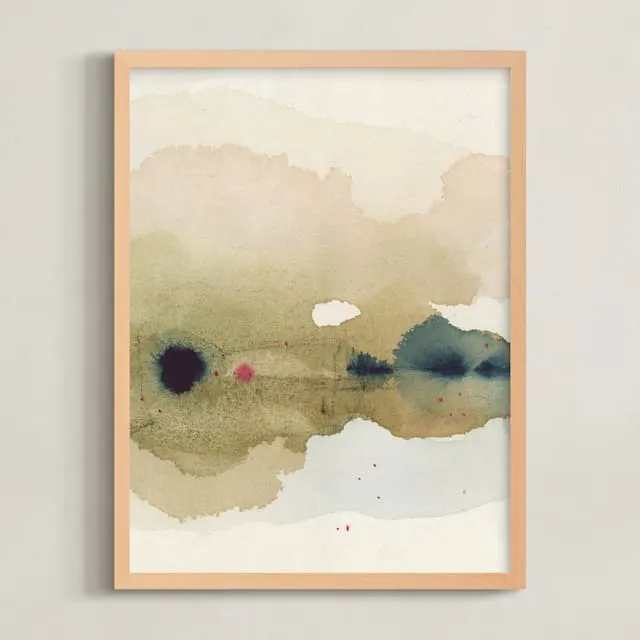 Viridian Misty Lake I Limited Edition Fine Art Print