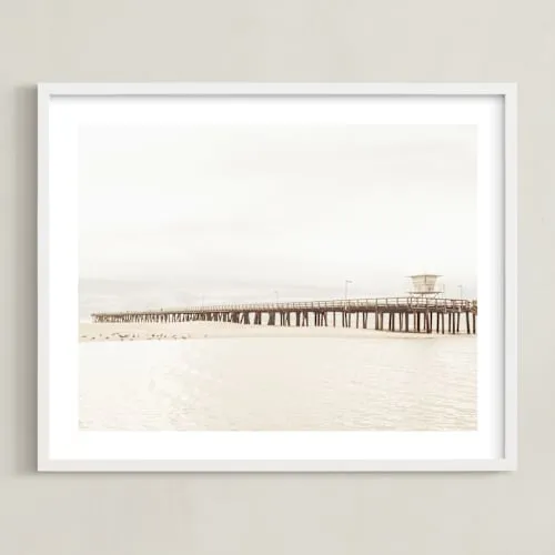 Stormy Pier Limited Edition Fine Art Print