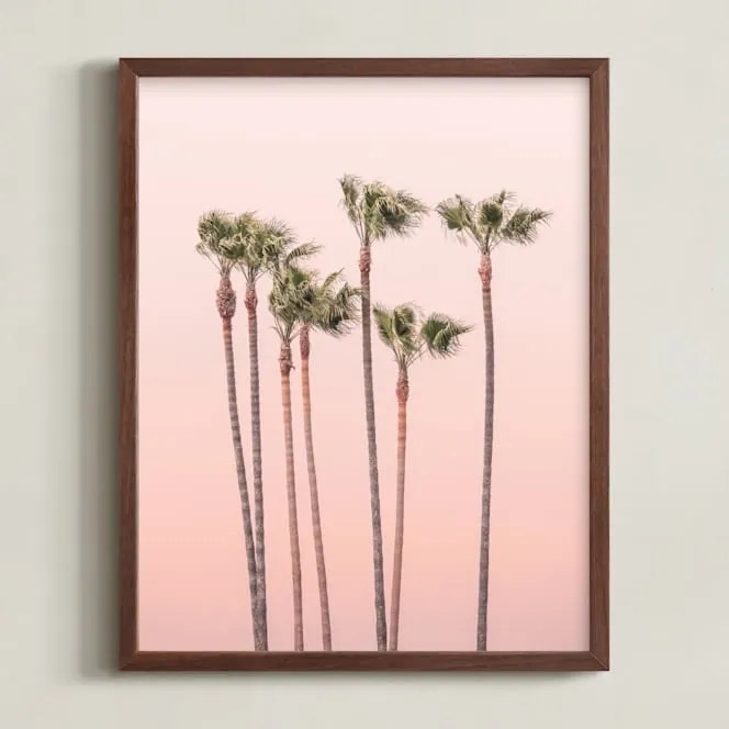 Seven Palmtrees Open Edition Fine Art Print