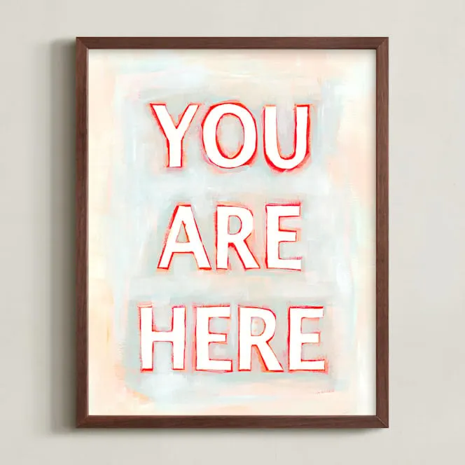 You Are Here Limited Edition Fine Art Print