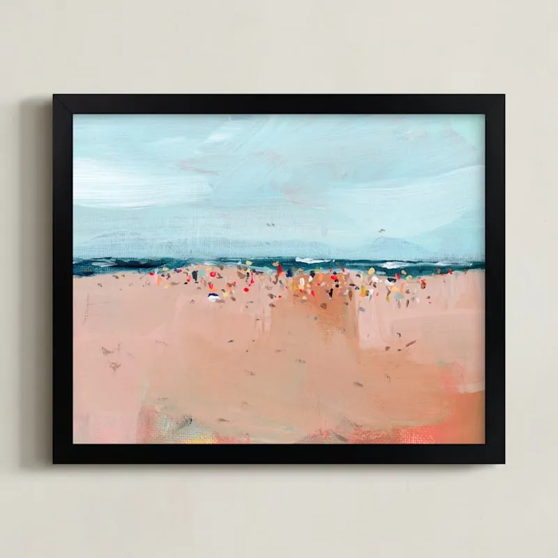 Busy Beach Limited Edition Fine Art Print