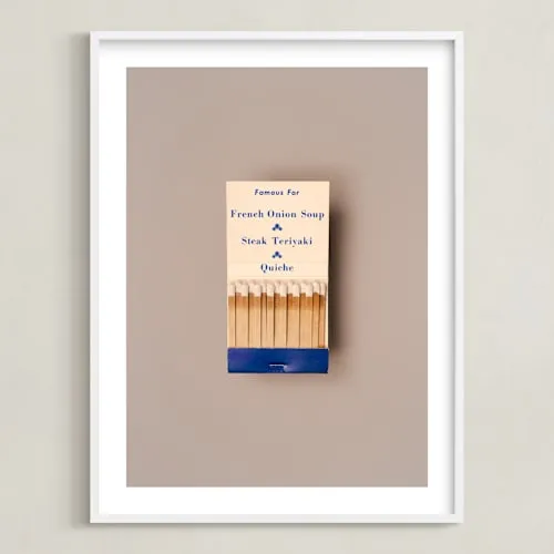 Famous Food Blue Limited Edition Fine Art Print