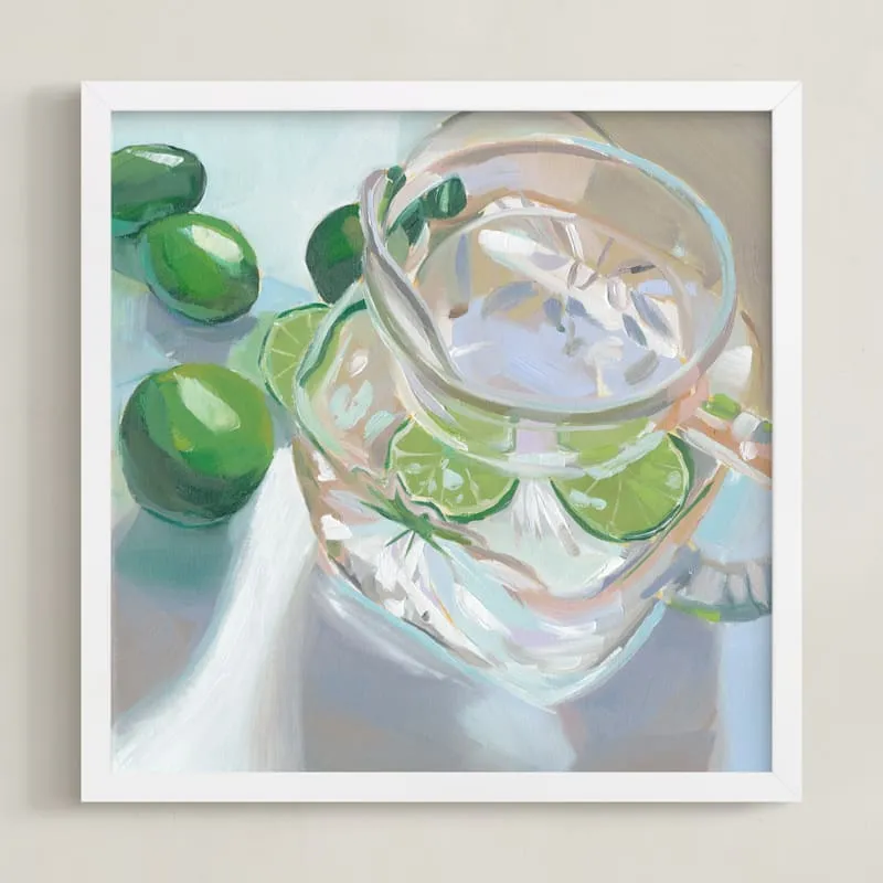 Cut Glass And Limes Limited Edition Fine Art Print