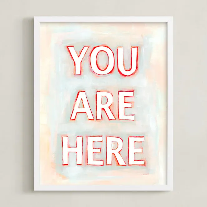 You Are Here Limited Edition Fine Art Print