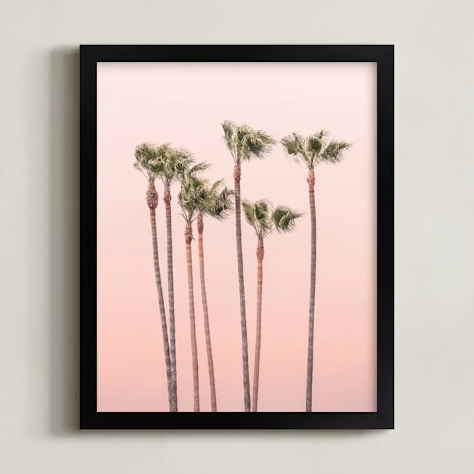 Seven Palmtrees Open Edition Fine Art Print