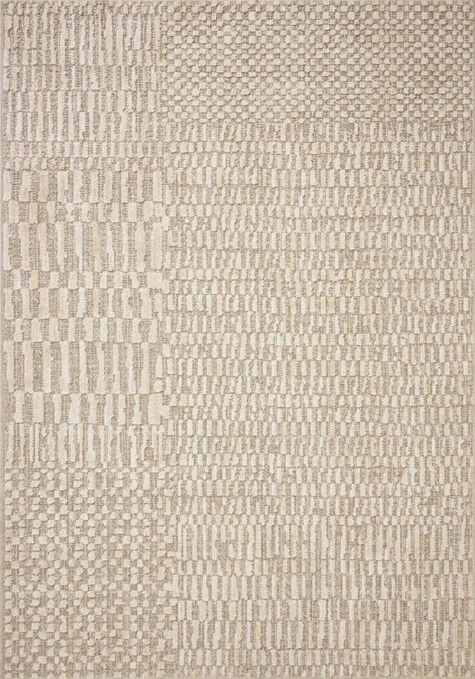 Amber Lewis x Loloi Bexley Natural / Birch 6'-6" x 9'-3"