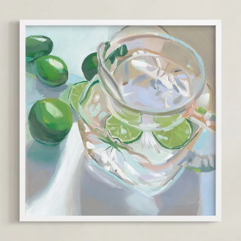 Cut Glass And Limes Limited Edition Fine Art Print