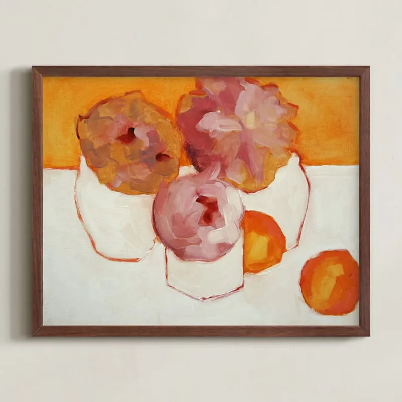 Peonies And Kumquats Limited Edition Fine Art Print