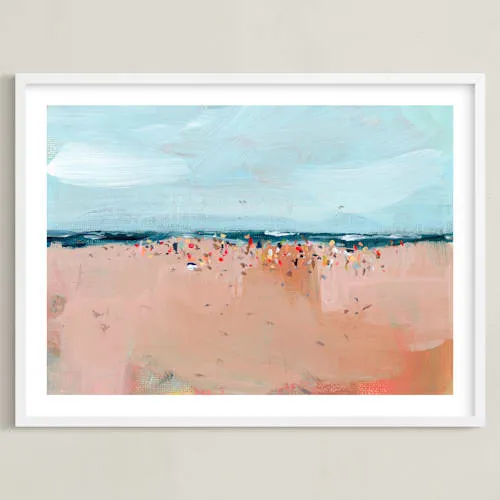 Busy Beach Limited Edition Fine Art Print