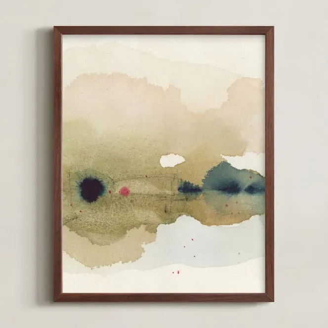 Viridian Misty Lake I Limited Edition Fine Art Print